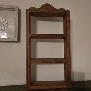 Farmhouse Wooden Wall Shelf